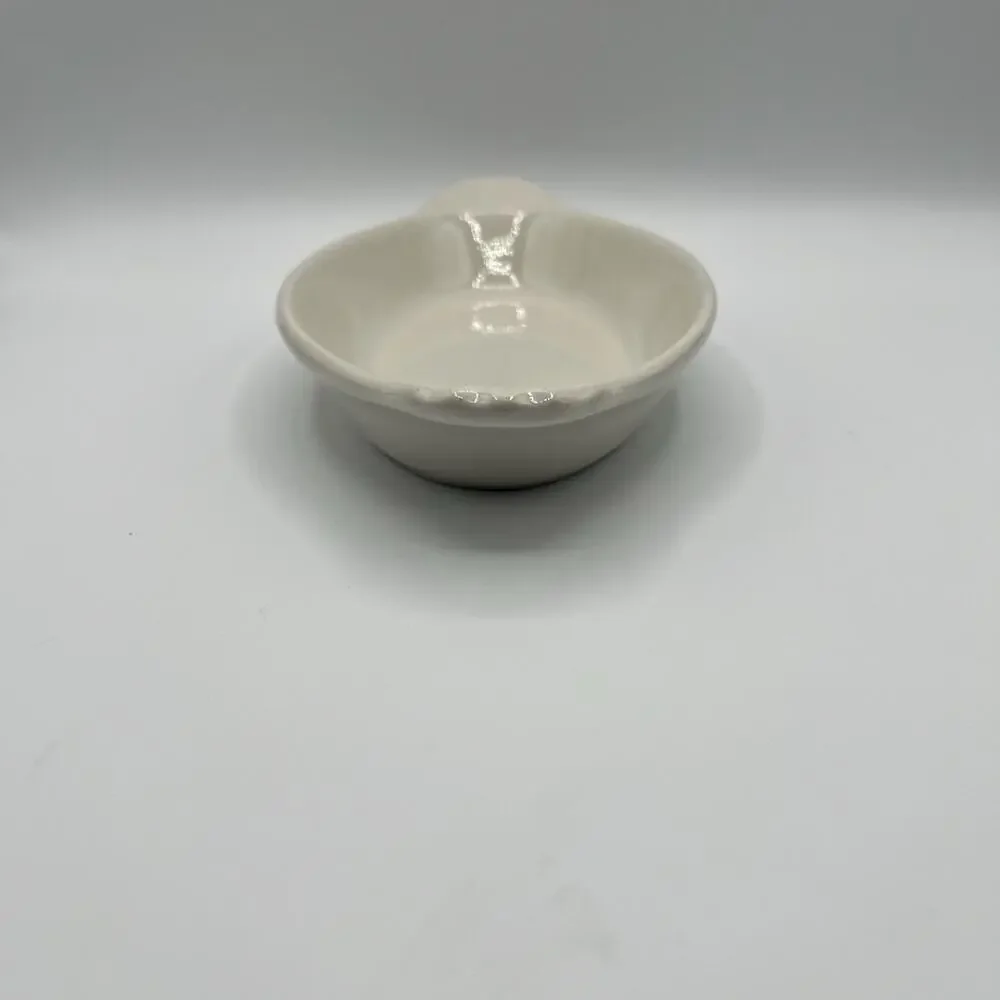 Vintage Syscoware White Ceramic Oval Au Gratin Baking Dish with Handles #5337258